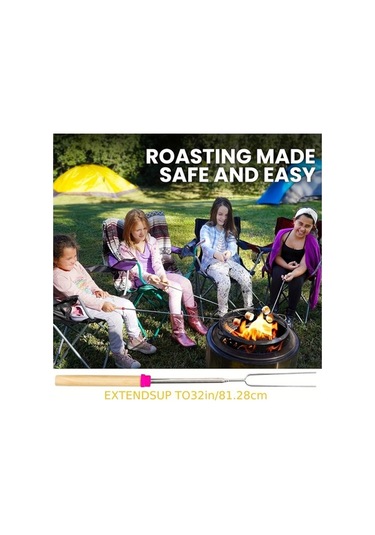 Besthome1 Çok Renkli Sandviç Çatalı, Kamp Malzemesi, Mutfak Aksesuarı Çok Renkli