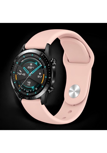 Galaxy Watch 46mm İçin Uyumlu 22mm Silikon Kordon