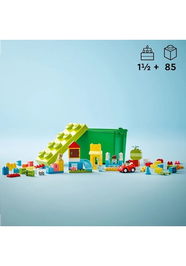 LEGO® DUPLO Classic Lüks Yapım Parçası Kutusu 10914 - 1½ Yaş & Üzeri Çocuklar için Eğitici Oyuncak Yapım Seti (85 Parça)
