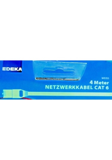 4 Metre Edeka Cat6 Kablo Ethernet Kablosu Ağ Internet Kablo Rj45