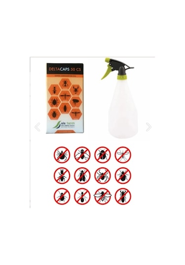 Sis Tarım Delta Caps 50cs Toz Böceği Susam Böceği İlacı Kokusuz 25 ML