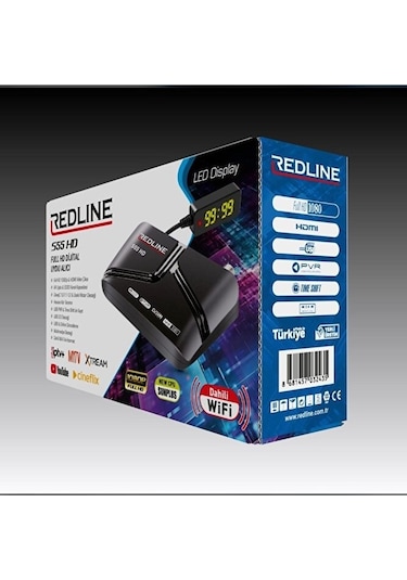 Redline S55 Dahili Wifi Full HD Uydu Alıcı