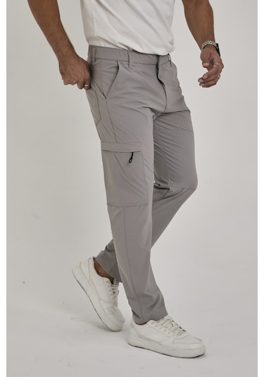 Camp529 Outdoor Tactical Su İticili Likralı Yazlık Erkek Taktik Pantolon Taş