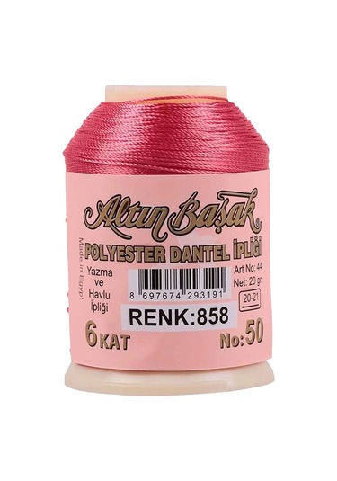 3 Adet Altınbaşak Oya Ve Dantel İpi 20 Gr - Royaleks - No: 858 - 508 - 008