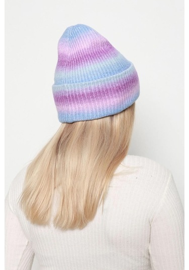 Renk Geçişli Kadın Bere Rkş-16 Lila Lila