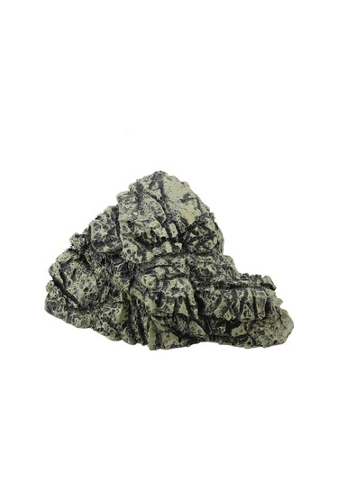 Yifomall Kaplumbağa Sığınak Yuvası - Reptil İçin Kauçuk Paletli Gizli Barınak, Akvaryum Dekorasyonu Orta Boy 12x11x6 Cm