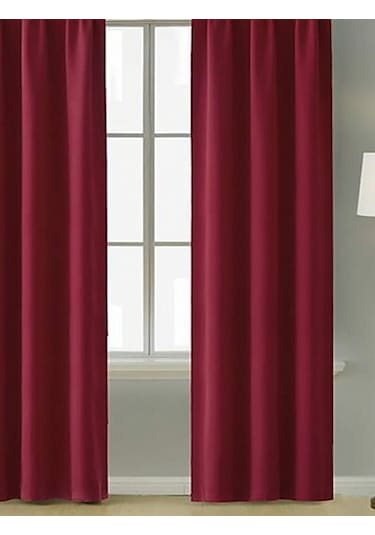 Blackout Bordo Karartma Fon Güneşlik Perde Bordo