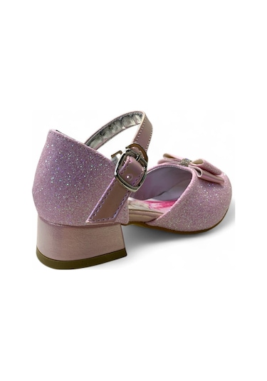 Frozen 23 Kız Çocuk Topuklu Abiye Ayakkabı Pembe