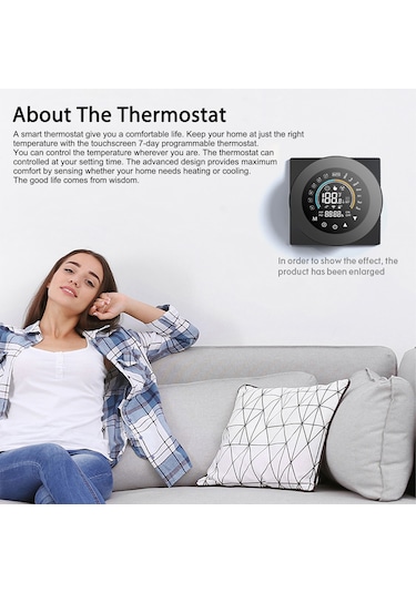 Ewelink Wifi Akıllı Termostat Elektrikli Isıtma İçin S6360b-ewl-gb