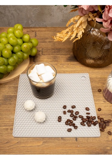 Arrıchi Sıcak Yemekler İçin Mutfak Silikon Standı 186798743 Açık Gri