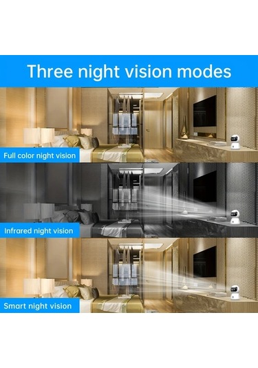 Xuweiwei Jooan 2mp Full Hd Güvenlik Kamerası St9c 32g Card Renkli Gece Görüşü İki Yönlü Ses Hareket Algılama 5g 2 4g Wifi Ev İçi Gözetim