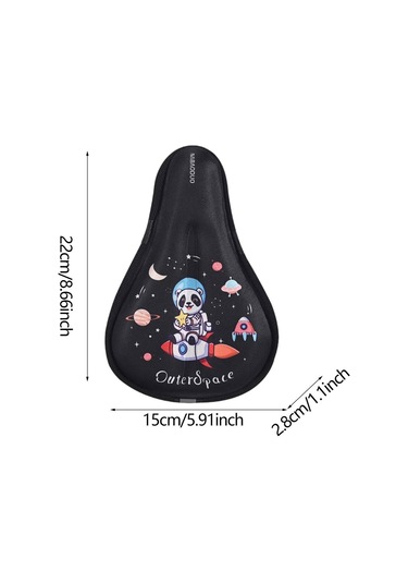 Suntek Çocuk Bisiklet Koltuk Minderi Kılıfı Erkek Kız Siyah