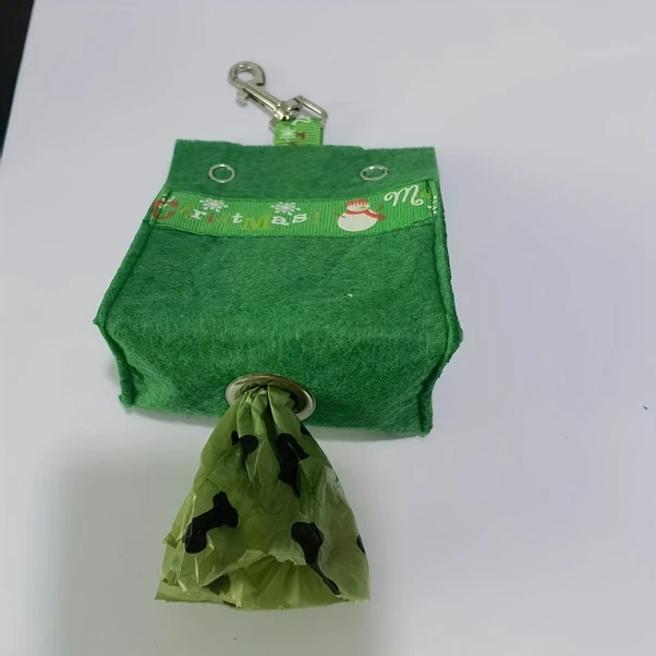 Elmpaly Kırmızı Su Geçirmez Köpek Dışkı Poşeti Tutucu Ve Ödül Dispanseri