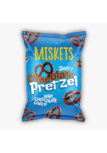 Miskets Sütlü Çikolata Kaplı Pretzel Bisküvi 50 G