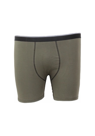 Starbattal Erkek Büyük Beden Likralı Uzun Paça Boxer 11906 Askeri Yeşil-askeri Yeşil Haki