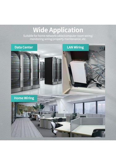 Wezone Yüksek Karbon Çelik 6p/8p Ağ Kablosu Pensesi, Sıyırma Ve Kesme Fonksiyonlu, Kaymaz Kauçuk Tutamak