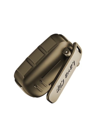 Nowgo Lava Clip 5w Klipsli Su Geçirmez Taşınabilir Mini Bluetooth Hoparlör Kahverengi
