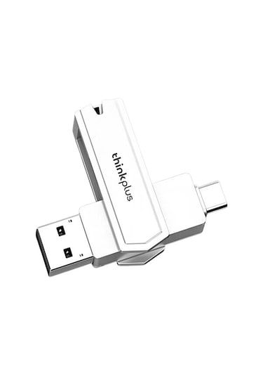 Yaozixa Thinkplus Tpcu301plus 32gb Çift Portlu Usb 3.0+type-c Bellek: Telefon-bilgisayar Uyumlu, Çelik Kasa, Plug&play