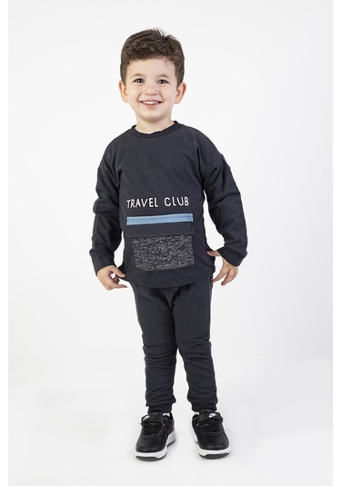 Erkek Çocuk Travel Club Baskılı Eşofman Takımı 001