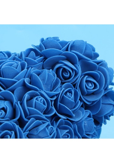 Springsun Mavi Sonsuz Çiçekli Ayı Dekorasyon, Sevgi Hediyesi İçin Ornmanlı Yapay Gül, Ev Dekoru Ve Romantik Etki Sağlar