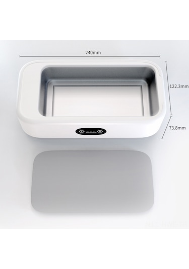 Honmex A8 Ultrasonik Gözlük Temizleyici 640ml 304 Çelik Hazne 3 Modlu Zamanlama Eğitim/laboratuvar 220-240v Avrupa Standartı