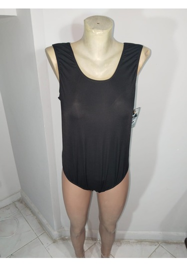 Battal Yüzücü Mayo Siyah