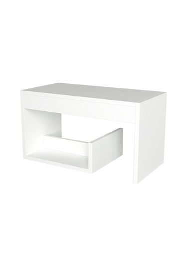 Dekorister Sister Koltuk Yan Sehpa Beyaz