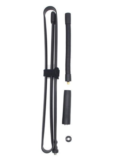 Geeksen Kask Telsizi At-124 Telsiz Anteni 124cm Katlanır Anten Sma-erkek Arayüzü Yüksek Kazanç Geniş Uygulama Aralığı