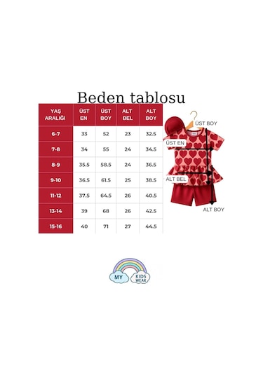 My Kids Wear Üç Parça Kız Çocuk Boneli Mayo Mint Yeşili - Pembe