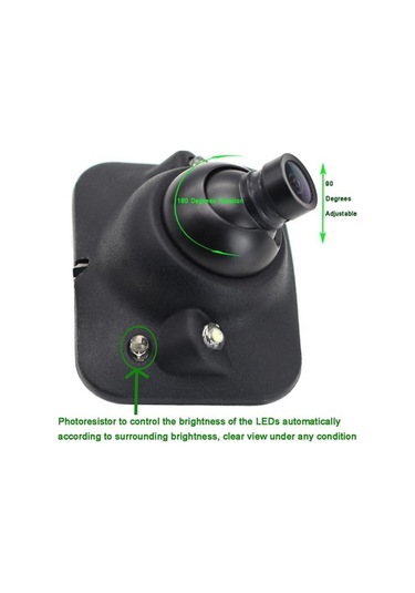 Novahub Araba Arka Görüş Kamerası 12v Hd Gece Görüşlü, Akıllı Sensör Ip67 Su Geçirmez Geri Görüş Kamerası