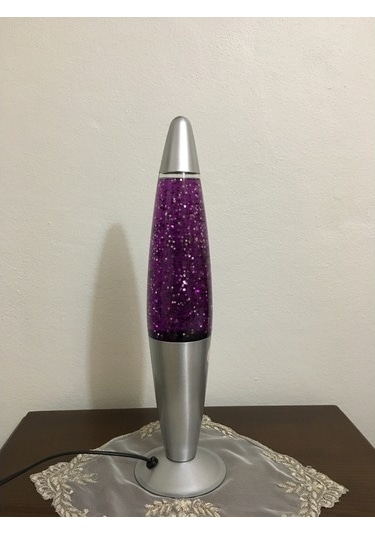 Lava Lambası -Lav Lamba Yıldızlı 6 Farklı Renk (Büyük Boy 40 Cm)