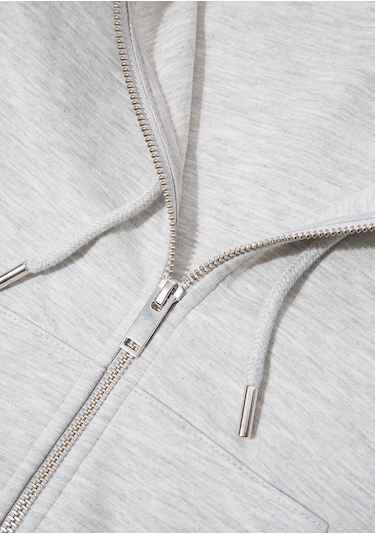 Mavi - Kapüşonlu Gri İnterlok Sweatshirt 1s10424-88467 Gri