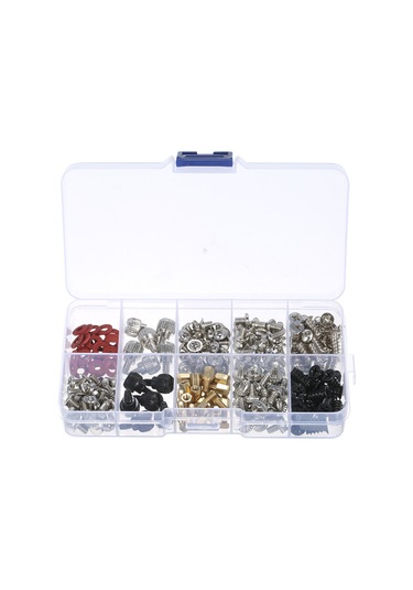 Dofolink 228 Parça Bilgisayar Somun Seti - Anakart, Disk, Kasa Ve Fan Sabitleme İçin Tam Zirve Takım