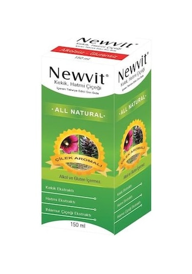 Newvit Kekik.Hatmi Çiçeği Şurup 150 ML