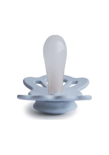 Frıgg Lucky Silikon Emzik - Powder Blue 0-6 Ay Gold - Krem