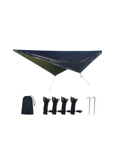Geeroyoo Bahçe, Plaj Ve Kamp İçin Çok Amaçlı Oxford Kumaş Güneşlik Ve Yağmurluk Siyah