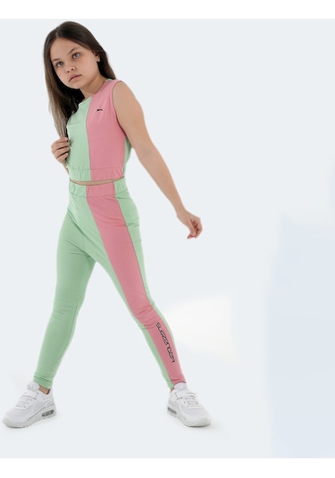 Slazenger DIMAS Çocuk  Yeşil Tayt Takım