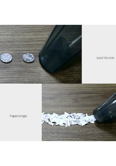 CBTxGlobal Islak Ve Kuru El Tipi Yüksek Güçlü Taşınabilir Araç Süpürgesi R-6052c Usb Kablolu Elektrikli Süpürge Siyah