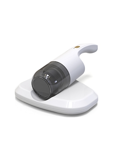 Qingmipy 350w Kablosuz Yatak Toz Akarı Temizleyici Uv Işık Etkili Ev Tipi Şarjlı Vakum Makinesi Beyaz