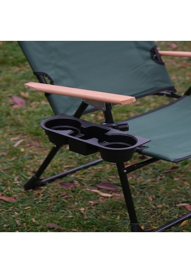 Bardak Tutucu. Bardaklık. Kamp Sandalyesi Aparatı. Siyah Renk Siyah