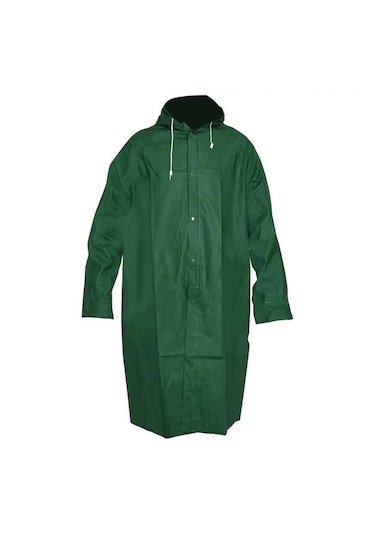 Unisex Pvc Yağmurluk Balıkçı Işçi Yagmurluk 028 Mm Yeşil Renk