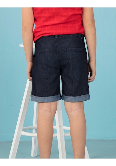 Denokids Ollie&Olla Duble Paça Erkek Çocuk Denim Şort Çok Renkli
