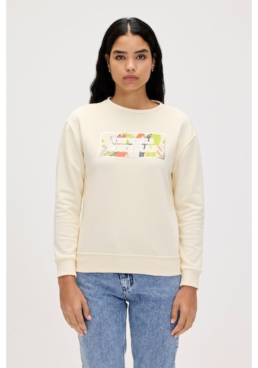 Bad Bear Re-carina Beyaz Kadın Sweatshirt-beyaz Beyaz