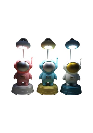 Parlaklığı Ayarlanabilir 3 Modlu Şarjlı Masa Lambası Beyaz