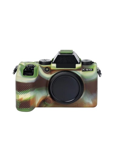 Fujıfılm X-s10 İçin Yumuşak Silikon Koruyucu Kılıf Kamuflaj Diğer