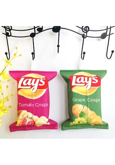 B-patates Cipsi Doku Kutusu Işık Lüks Asılı Banyo Doku Çanta Restoran Ev Soyut Kağıt Yaratıcı Araba Pazen Peçete Kutusu