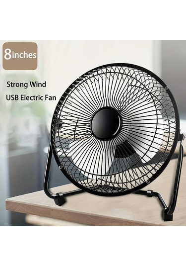 Mini Taşınabilir Usb Fan - Güçlü Rüzgar, Sessiz Çalışma Siyah,