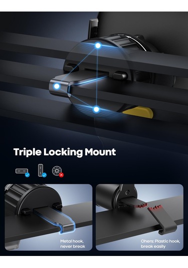 Lamicall Araç Içi Cep Telefon Tutucu Menfez Havalandirmaya Takilan Cv09