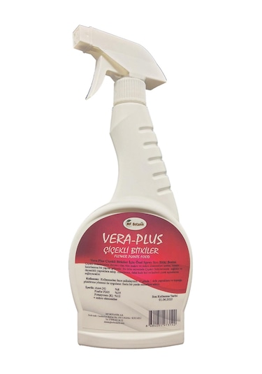 Mf Botanik Vera-Plus Çiçekli Bitkiler İçin Özel Sprey Sıvı Bitki Besini 500 ML
