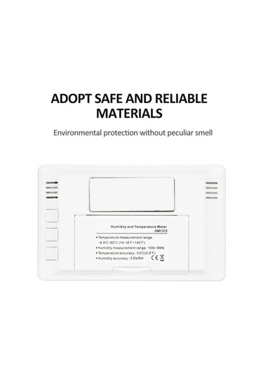 Pazly Gm1372 Yüksek Hassasiyetli Dijital Termometre İç Mekan Sıcaklık Nem Ölçer Bebek Odası